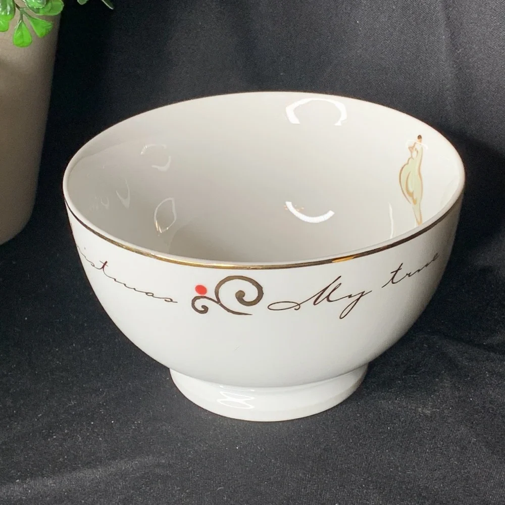Pier 1 porcelain “12 days of Christmas” soup / cereal bowl